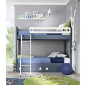 Letto castello bambini blu opale 