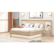 letto con comodini