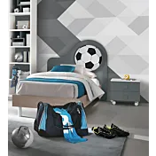 letto con sticker