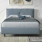 letto con rete contenitore 