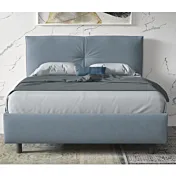 letto con rete contenitore 