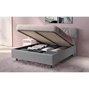 letto contenitore scontato grigio