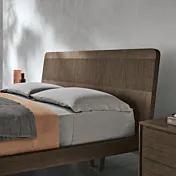 letto frame rovere moka