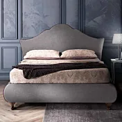 letto marrone scuro contenitore 