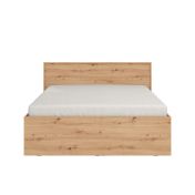 Letto industry economico, finitura Rovere