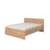 Letto industry economico, finitura Rovere