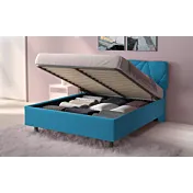 letto contenitore azzurro