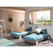 Letto sommier sovrapponibile, disponibili 2 colorazioni