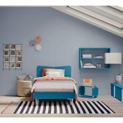 Letto piazza e mezza Cadaques con piedini trasparenti