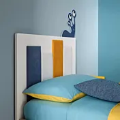 letto bianco larice singolo