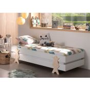 Letto singolo sommier sovrapponibile, disponibili 2 colorazioni