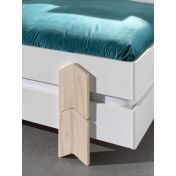 Letto singolo sommier per camerette, sovrapponibile, disponibili 2 colorazioni