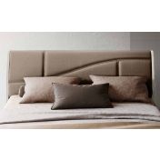 Letto matrimoniale king size Bianco Altea e Castagno