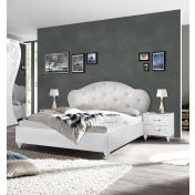 Letto matrimoniale King size con testata imbottita