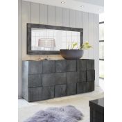 Credenza Moderna, Madia di Design, 3 ante, Ossido