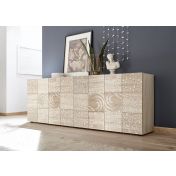 Mobile credenza 4 ante in rovere serigrafato