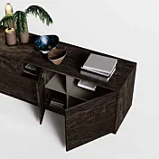 madia legno aperta
