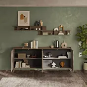 credenza 4 ante bronzo