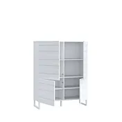 credenza bianca push pull