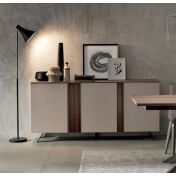 Madia Annecy color cachemire a 3 ante dal design moderno, Made in Italy
