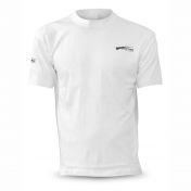 maglietta a manica corta bianca con logo Tubertini