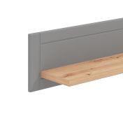 Mensola di design finitura Rovere e Grigio