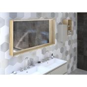 Mobile bagno 4 cassetti con lavabo integrato, finitura Bianco opaco 