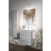 Mobile da bagno sospeso con lavabo integrato, Jog 1 Bis