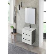 Mobiletto bagno L.55 con lavabo, Jog 25