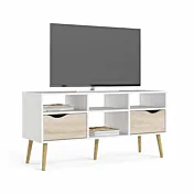 mobile multiuso rovere e bianco 