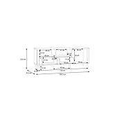 misure interne porta tv