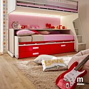 Letto a castello con scrivania, Moretti Compact KC508