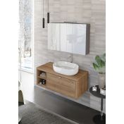 Mobile bagno con cassetto e ripiano L.110, Niagara 42