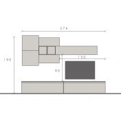 specifiche misure composizione moderna