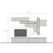 schema specifiche parete attrezzata 