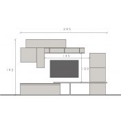 schema specifiche parete TV