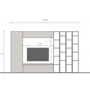 specifiche parete attrezzata collezione logica