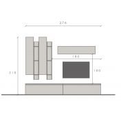 specifiche Parete attrezzata moderna 