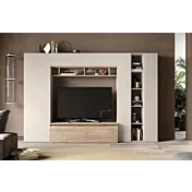 pareti cashmere e legno