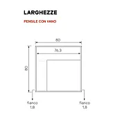 pensile con vano