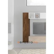 Pensile verticale di design, Noce Dark