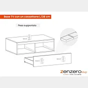 base cassetto parete