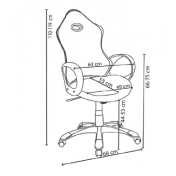 scheda tecnica Poltrona da ufficio direzionale