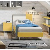 letto giallo singolo