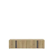 porta tv rovere e grigio