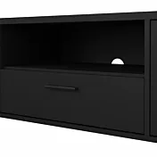 Porta Tv in colorazione Nero opaco moderno 