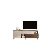 Porta tv con piedini 180 cm, finitura Cashmere e Mercure