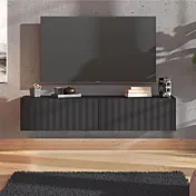 porta tv nero 