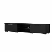 porta tv nero 