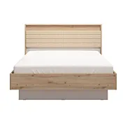 letto con testata beige